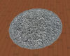 round gray rug
