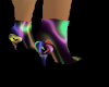 Neon dance boots