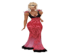 Elegant Rose Gown