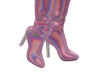 RIZZO SEXY PINK BOOTS