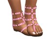 FLAT PINK SANDALS