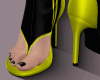 Open Stiletto Yell Black