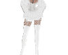 White Fur Dress