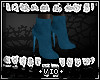 +Vio+ Witch Booties Blue