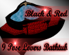 Blk & Red 9Pose Bathtub