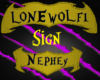 Nephey Sign