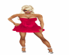 *B* red club dress