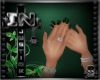 |IJ| Green Star Nails