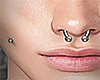 Dimples Septum Piercing