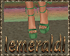Green Beach Heels