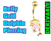 Dolphin Gold Gem