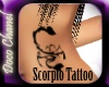 Scorpio AS Belly Tattoo