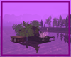 Purple  Foggy Cabin