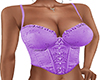 purple corset top