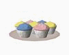 Cupcakes in Plate