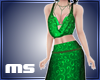 MS Jazmyn Dress Green