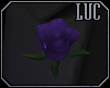 [luc] Lapel Flower Purpl