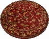 !RedGoldFloralRug