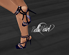 Sapphire Silver Heels