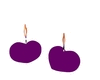purple heart candles 