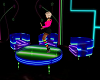 Neon table dance animate