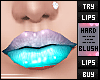 !!Lips Makeup: Blue Glow