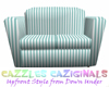 *CC* Aqua Striped Couch