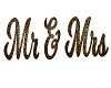 Mr & Mrs Table Letters