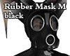 Rubber Mask M black