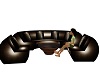 Brown pvc couch