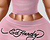 (h) Ed Hardy Pink Pants