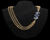 Gold chain and Sapphires