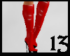 13 PVC Boots Red v1