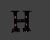 Uchiha Themed Letter H