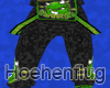 DEVIL Green Pant Male