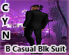 B Casual Blk Suit