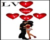 Valentine Balloon Kiss