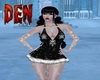 Christmas Snowflake Blk