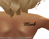 Custom back tat Meek