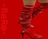 Thigh Boots Red