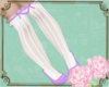 A: Stockings purple whit