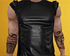 Black Leather Shirt (M)