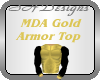 Gold Dragon Armor Top M