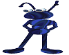 ant blue satin