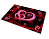 Red Love Carpet /Rug