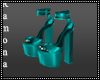 Amely Teal Heels