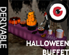 Halloween Buffet Table