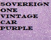 Vintage 4Seat Car Purple