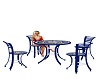 Navy Table and chairs