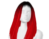 red hairstyle